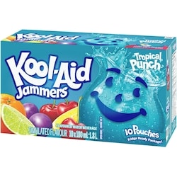 Kool-Aid Jammers, Tropical Punch - 10x180.0 ml | No Frills Online
