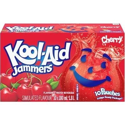 Kool-Aid Jammers, Cherry 10x180.0 ml, $0.18/100ml