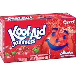 Kool-Aid Jammers, Cherry - 10x180.0 ml | Atlantic Superstore