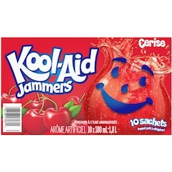 Kool-Aid Jammers, Cherry - 10x180.0 ml | Atlantic Superstore