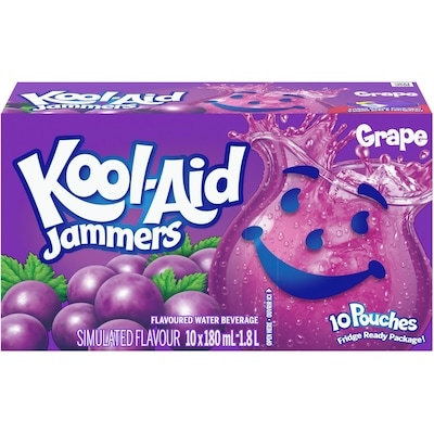 Kool-Aid Jammers, Grape 10x180.0 ml, $0.18/100ml