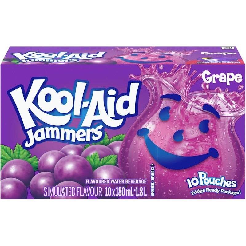 Kool-Aid Jammers, Grape - 10x180.0 ml | Wholesale Club