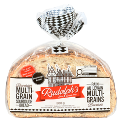 Rudolphs Bavarian Multi-grain Bread 500 g, $0.80/100g