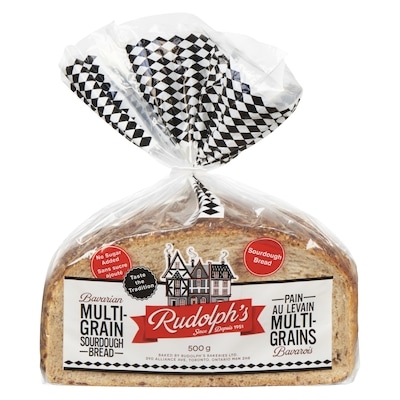 Rudolphs Bavarian Multi-grain Bread 500 g, $0.80/100g