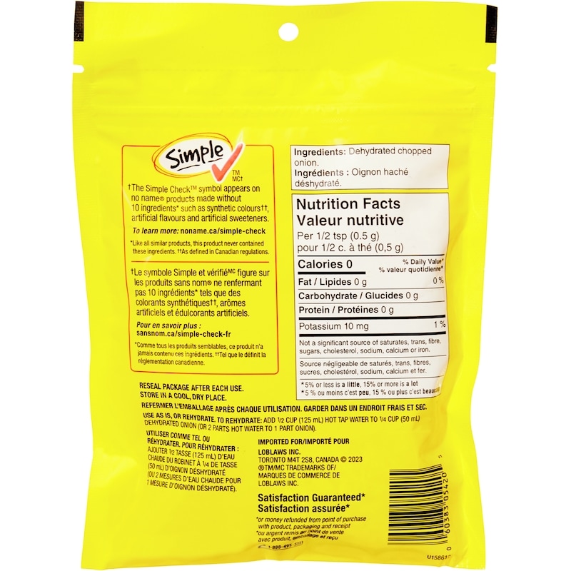 Dehydrated Chopped Onions