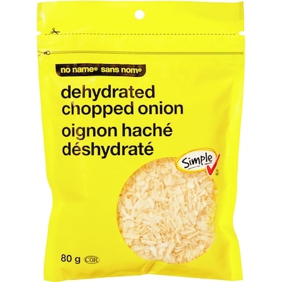 Sans Nom Oignon haché déshydraté 80 g, 4,38 $/100g