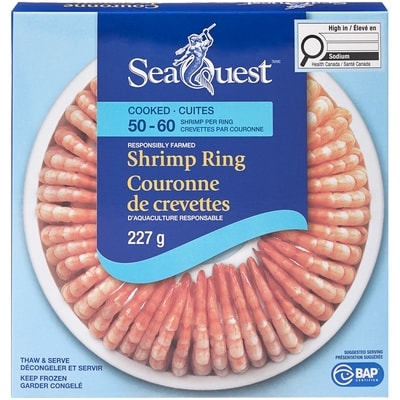 Seaquest Shrimp Ring 227 g, $3.08/100g