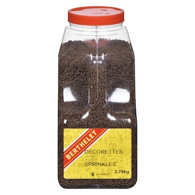 Berthelet Chocolate Sprinkles 2.75 kg, $1.09/100g
