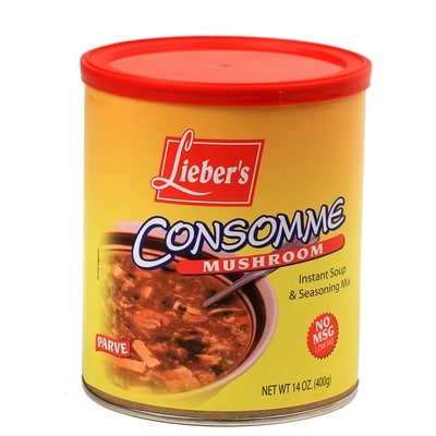 Lieber’s Mélange pour soupe aux champignons sans glutamate monosodique 400 g, 2,50 $/100g