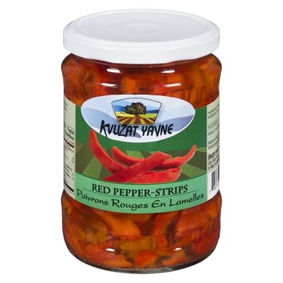 Kvuzat Yavne Red Pepper Strips 300 g, $1.10/100g