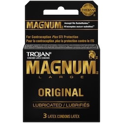 Trojan Magnum Original Lubricated Condoms 3 ea, $1.26/1ea