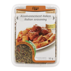 Dion Assaisonnement à l’italienne 52 g, 9,21 $/100g