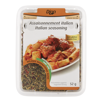 Dion Assaisonnement à l’italienne 52 g, 9,21 $/100g