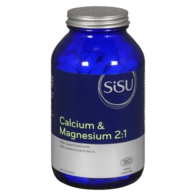 Sisu Calcium & Magnesium 2:1 with Vitamin D 180 ea, $0.19/1ea