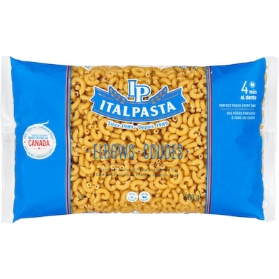 Italpasta Elbows 900 g, $0.39/100g
