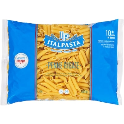 Italpasta Penne Rigate 900 g, $0.39/100g