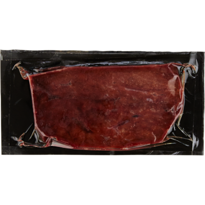 C&C Foie de veau, tranché, surgelé 100 g, 2,50 $/100g