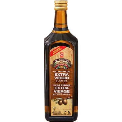 PC Splendido Huile d’olive extra-vierge extraite à froid 1 l, 1,60 $/100ml