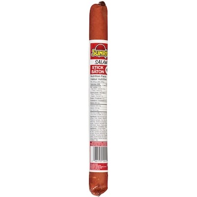 Sunrise Bâtonnets de salami 250 g, 3,20 $/100g