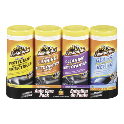 Armor All Lingettes, paquet de 4 1 ea, 22,00 $/1ch