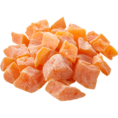 null Dried Papaya Chunks $1.54/100g $15.41/1kg