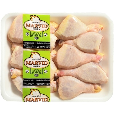 Marvid Poultry Kosher Chicken Drumstick, Club Pack $11.00/1kg $4.99/1lb