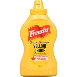 French’s Moutarde préparée jaune classique 400 ml, 0,87 $/100ml