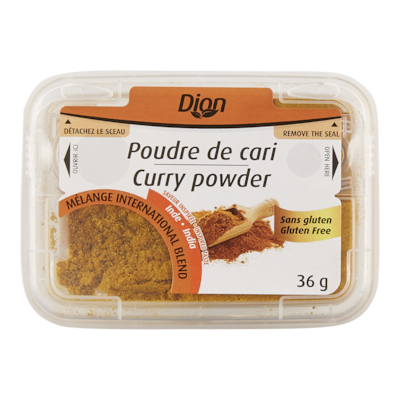 Dion Poudre de cari 36 g, 6,92 $/100g