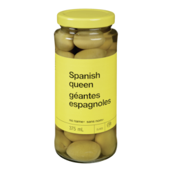 Sans Nom Olives reines espagnoles 375 ml, 1,01 $/100ml