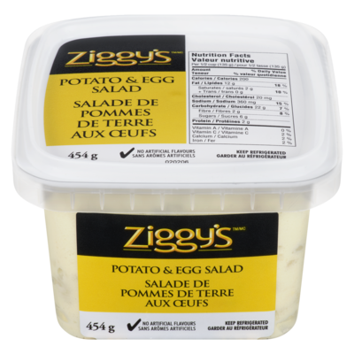 Ziggy’s Salade de pommes de terre et aux œufs 454 g, 0,77 $/100g