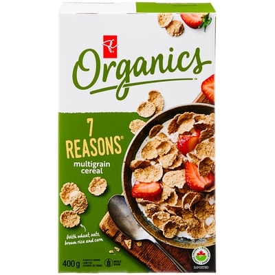 PC Organics Organic 7 Reasons Multigrain Cereal 400 g, $1.63/100g