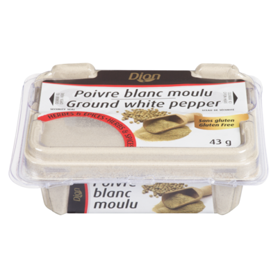 Dion Poivre blanc moulu 43 g, 10,47 $/100g