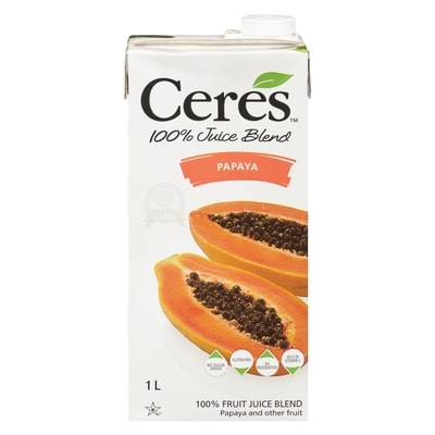 Ceres Kosher Papaya Juice 1 l, $0.43/100ml