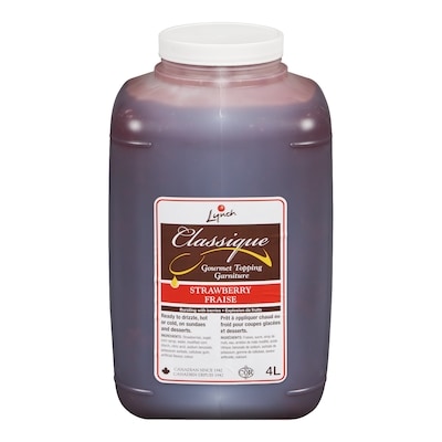 Lynch Ice Cream Topping, Strawberry 4 l, $1.00/100ml