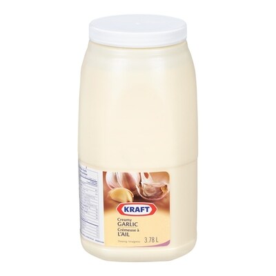 Kraft Vinaigrette crémeuse à l’ail 3.78 l, 0,90 $/100ml