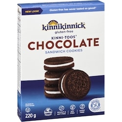 Kinnikinnick KinniTOOS, Chocolate Sandwich Crème - 220 g | Real