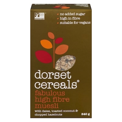 Dorset Super High Fibre Muesli 540 g, $1.29/100g