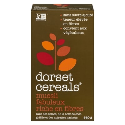 Dorset Mçesli riche en fibres 540 g, 1,39 $/100g