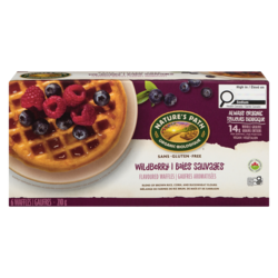 Nature's Path Flax Plus Waffles, Buckwheat Wildberry 210 g, $3.09/100g
