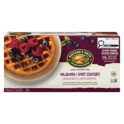 Nature's Path Flax Plus Waffles, Buckwheat Wildberry 210 g, $3.09/100g
