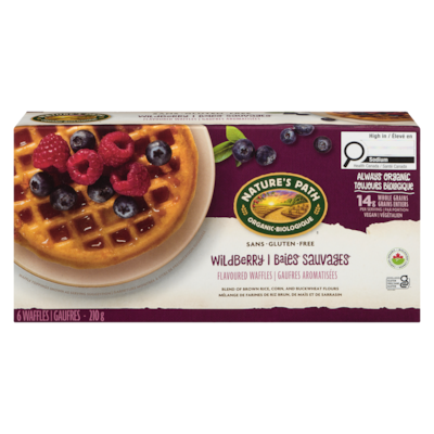 Nature’s Path Gaufres au sarrasin et aux baies sauvages 210 g, 3,09 $/100g