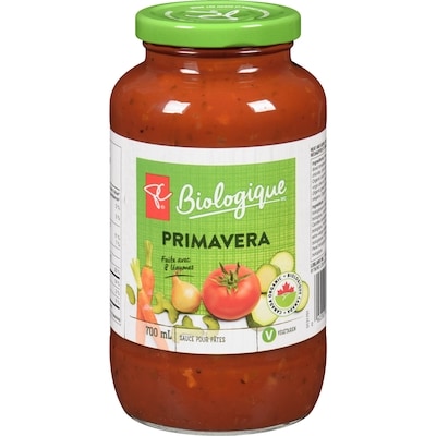 PC Biologique Sauce Pour Pâtes Primavera 700 ml, 0,71 $/100ml