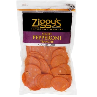 Ziggy's Pepperoni, Sliced 175 g, $35.94/1kg $3.59/100g