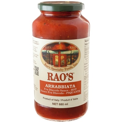 Rao’s Sauce arrabiata 680 g, 2,12 $/100ml