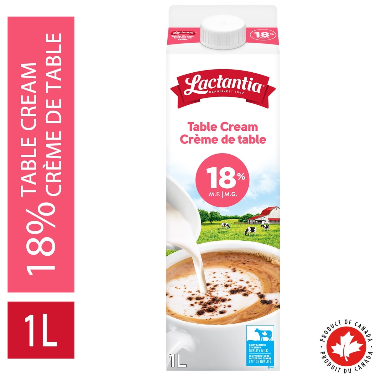 Lactantia Table Cream 18%