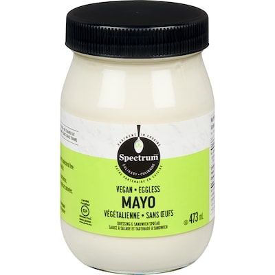 Spectrum Mayonnaise à l’huile de canola sans œufs 473 ml, 1,69 $/100ml
