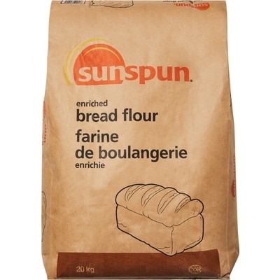 Sunspun Farine de boulangerie enrichie 20 kg, 0,11 $/100g