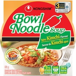 Nong Shim Bol de nouilles au kimchi 86 g, 1,92 $/100g