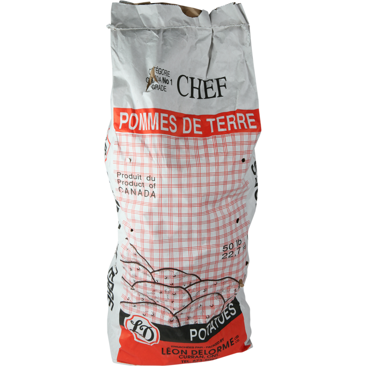 null Grosses pommes de terre Russet caisse de 23 kg (50 lb) 1 ea, 19,99 $/1ch