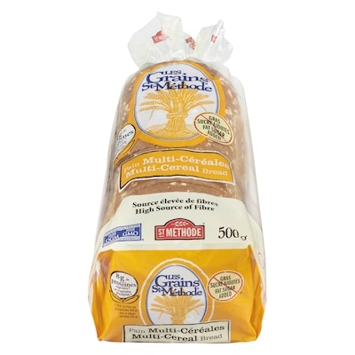 St Methode Plain Multi-Cereal Bread, No Fat & No Sugar Added 500 g, $1.00/100g